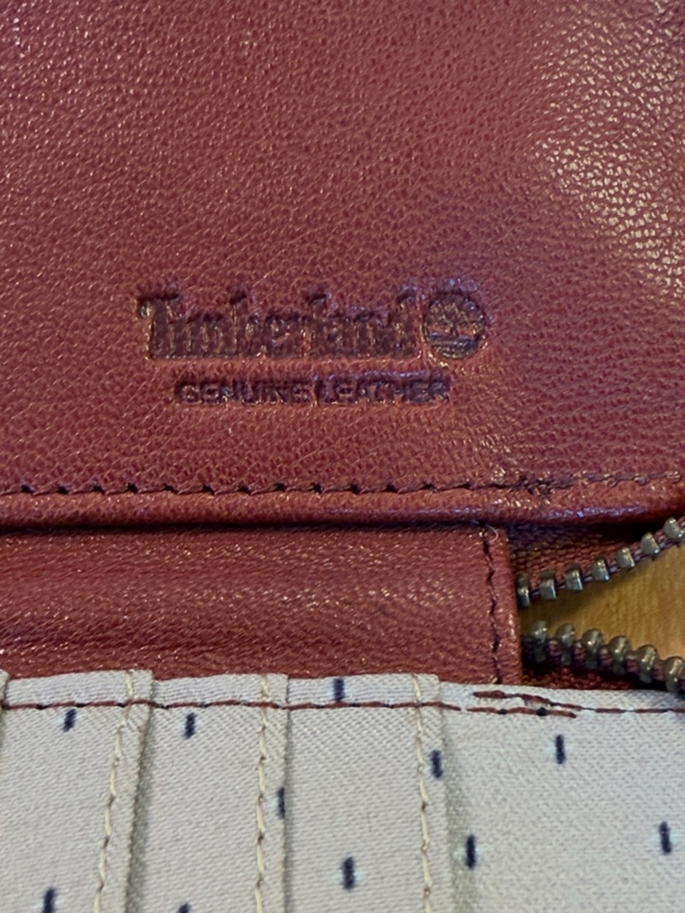 Timberland Minimalist Leather Phone Crossbody Wallet Brown Compact (GUC) - Picture 3 of 17